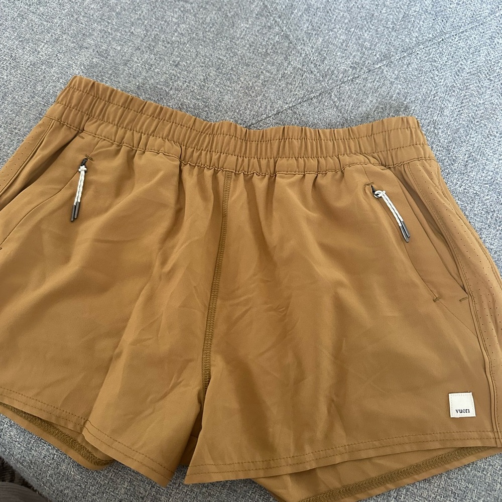 Vuori Brown Athletic Shorts